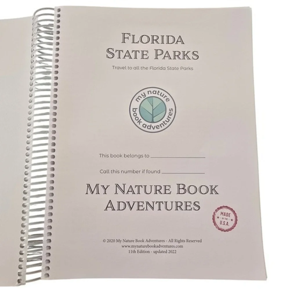 Florida State Parks Adventure Book Planner Journal 2022 Track Your‎ Journey